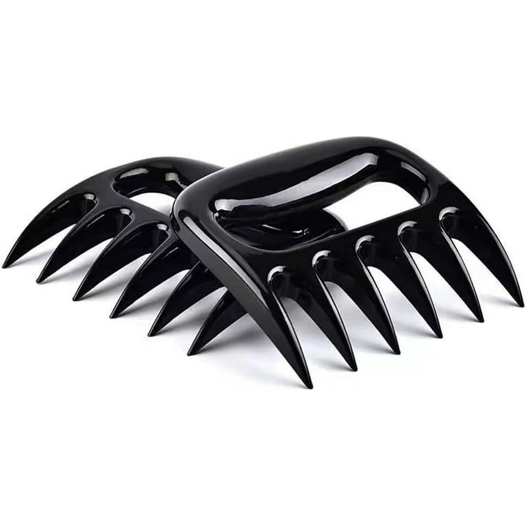 BBQFAM EZ Shredding Claws Stainless Steel Bear Claw Meat Shredders for BBQ.  Perfect for shredding Pulled Pork, Poultry or just handling HOT bulky