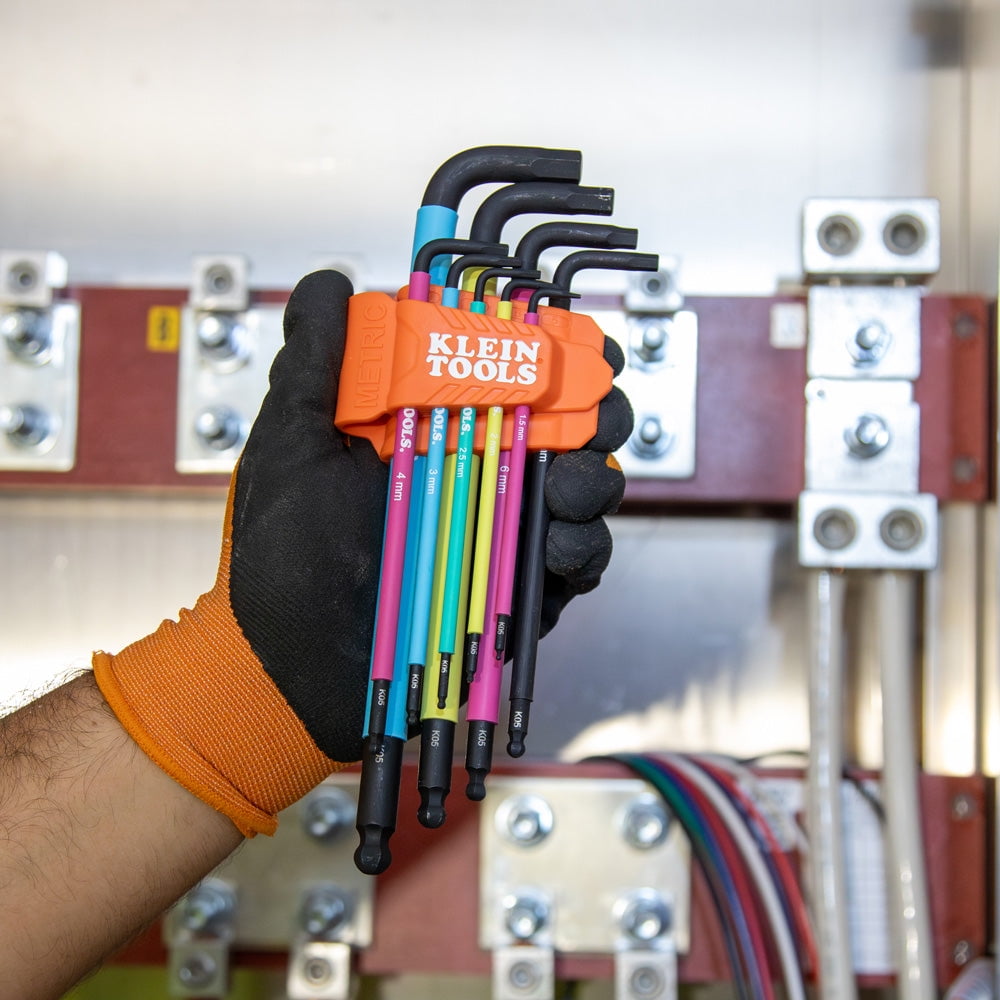 Klein Tools Metric Hex Key Set, 9 Piece