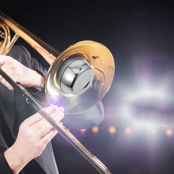 CIMAXIC 1Pc Plastic Trombone Mute Noise Remove Tool Easy Install Instrument Accessory