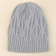 thumbnail image 4 of Only Moment Winter Beanie Daily Hat GY1 Acrylic Warm Fleece Lined Beanie Knit Ski Stocking Cap Cuffed Cap for Cold Weather Running One Size, 4 of 4