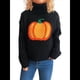 thumbnail image 1 of Suéter de Cuello Alto con Flores Torcidas para Mujer, de Larga, Informal, Cálido, para Otoño e Invierno Negro L, 1 of 9
