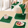 thumbnail image 5 of Green Shamrock Pot Holders for Kitchen Heatproof Potholder, 2 Pack St. Patrick's Day Spring Lucky Vintage Hot Pads Multipurpose Oven Pads Cloth Potholders Trivet for Cooking and Baking, 5 of 8