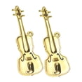 thumbnail image 6 of PTOOTP 2-Pack Miniature Golden Violin Musical Instrument Models Plastic Collectible Dollhouse Decor for Collectors, 6 of 8