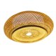 thumbnail image 5 of Lámpara de techo LED moderna, accesorio de iluminación decorativa, lámpara de bambú, cubierta de luz de para sala de estar, Hotel, cocina, 50cmx16cm Sunnimix Lámpara de techo, 5 of 8