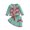 AB73 Green, variant on Bainana Christmas Outfit Set For Kids Long Sleeve Letter Print Sweatshirt Pants 2 Pieces Clothes Set Toddler Boys Girls Relaxed Fit Party Wear