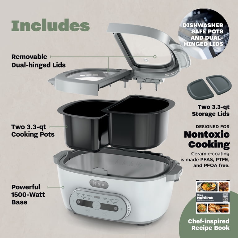 Ninja MultiPot 11-in-1 Multicooker with DualZone Technology, Cook