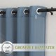 thumbnail image 3 of Cortinas NICETOWN de lino transparente, 160 x 160 cm, 2 paneles, color azul, 3 of 6