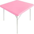 thumbnail image 2 of Cocktail Fitted Spandex Stretch Square Table Covers Caps Elastic Square Tablecloth Pink Table Topper 36x36 Inch, 2 of 6