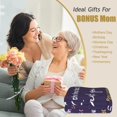 thumbnail image 6 of Bonus Mom Gifts, Gifts for Step Mom from Daughter, Bonus Mom Christmas Birthday Gifts, Wedding Gifts for Bonus Mom, Best Step Mom Gifts Ideas, Gifts for Step Mom for Christmas Blanket 50"x60", 6 of 6