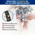 thumbnail image 3 of Universal Shower Filter 18 Stages High Output Shower Head Filter for Hard Water, Water Softener Showerhead Filter Remove Chlorine Fluoride Heavy Metals, 3 of 7