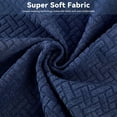 thumbnail image 6 of 100% Waterproof Sofa Cover, Washable Sectional Couch Cover, Stretch Jacquard Sofa Slipcover, Furniture Protector for Kids, Pets, Dog and Cat (Navy, Loveseat, 2 Cushion), 6 of 9
