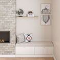 thumbnail image 6 of Ballucci 36" Floating Shelf, Wall Ledge with Invisible Bracket, 8" Deep, Oak Finish, 6 of 9