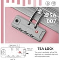 thumbnail image 4 of CQSXDA 6-Piece Hardshell Luggage Set with TSA Lock, Expandable Suitcase & Weekender Bag, Spinner Wheels，Pink, 4 of 7