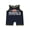 Navy, variant on Bagilaanoe Newborn Baby Boys Summer Jumpsuit Letters Print Sleeveless Bodysuit 6M 12M 18M 24M Infant Casual One Piece Romper