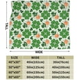 thumbnail image 4 of Soft Cozy Flannel Fleece Blanket for All Seasons St. Patrick''s Day Green Shamrock Lightweight Throw Blanket for Bed/Couch/Sofa/Camping- Green Lucky Shamrocks Irish Clover 50"X40", 4 of 6