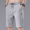 thumbnail image 1 of Pantalones Cortos Para Hombre Seda Gelo Fitness Stretch Yoga, 1 of 2
