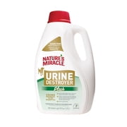 Nature’s Miracle Urine Destroyer Plus for Dogs, Enzymatic Formula Tough on Strong Cat Urine And The Yellow Sticky Residue, 1 Gal
