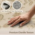 thumbnail image 6 of ODIKA 8'x10' Washable Area Rug Beige Floral Elegance with Ornate Border Classic Motifs and Detailed Vine for Living Room, Under Sectional, Family , Durable, Non-Slip, 6 of 7