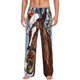 thumbnail image 1 of Fotbe Christmas Horse Pantalones de Pijama para Hombre, Pantalones de Dormir, Pantalones de Casa con Cintura Ajustable y Bolsillos-X-Large, 1 of 6