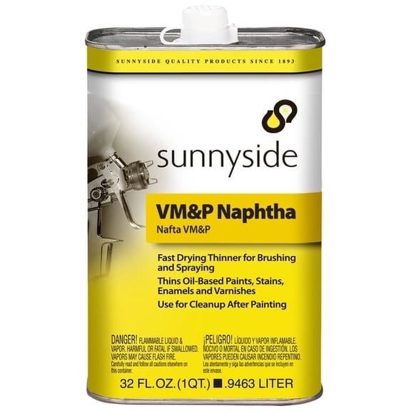 12-Pack of 1 qt Sunnyside 80032 Sunnyside VM&P Naphtha Fast Drying Thinner