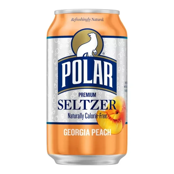 Polar Seltzer Georgia Peach, 12 fl oz Cans, 24 Pack - Walmart.com
