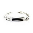 thumbnail image 1 of Mens Stainless Steel Curb Chain ID Bracelet 8.75 in., 1 of 1