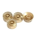 thumbnail image 2 of EeaseCA 4 PCS/ Set Round Guitar Knobs Volume Tone Control Knobs Rotary Knobs for Epiphone Style Electric Guitar Parts Replacement (Golden), 2 of 7