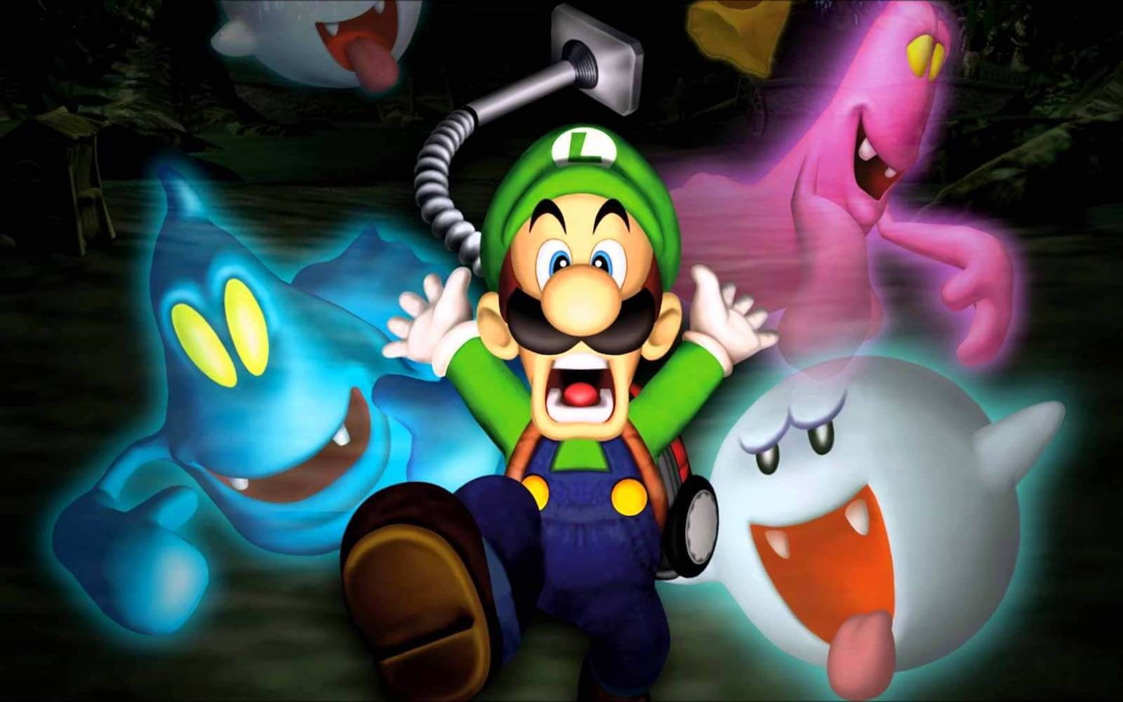 Luigi's Mansion Super Mario Brothers Edible Cake Topper Image 1/4 sheet ABPID52910