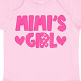 thumbnail image 4 of Inktastic Mimi's Girl Pink with Hearts Girls Baby Bodysuit, 4 of 5