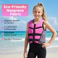 thumbnail image 3 of Koorium Kids Swim Vest Life Jacket Youth,Toddler Flotation Buoyancy Swimsuit Trainer Vests Swimming Aid Jacket for Boys/Girls, 3 of 10