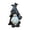 Black, variant on Decorr 4.72" Gothic Resin Gnome Statue, Black Leaf Hat Skull Staff Halloween Tabletop Figurine, Spooky Dark Aesthetic Dwarf Ornament, Halloween Decorations for Tiered Tray Mantel & Indoor Party