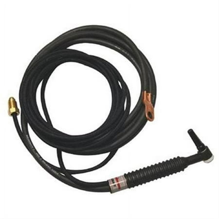 Amp Air Cooled Torch Package, Includes Torch Body, Flexible Handle, Medium Back Cap And 25' 1 Piece Rubber Jacketed Power Cable