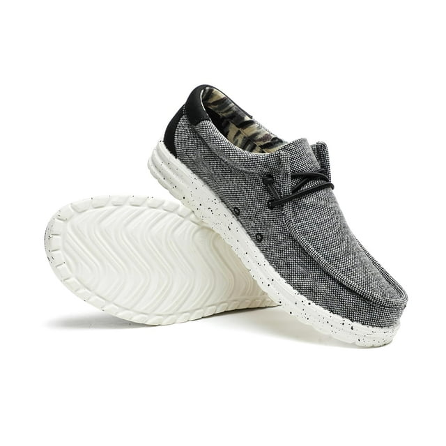 Mocasines casuales lavables a máquina para hombre, ligeros, con suela suave, cómodos y transpirables, para caminar y viajar, para hombres y adolescentes, EE. UU. 12