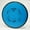 Blue, variant on MVP Resistor (Neutron) Fairway Driver Golf Disc