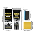 thumbnail image 3 of Scratch and Swirl Remover, Car Scratch Repair Paste, Clear Coat Restorer, Microfiber Sponge, Car Cloth, Car Wax Polish, Car Deep Scratch Repair Kit, Black Automotive Paint, 3 Set, 3 of 9