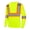 Green, variant on ProtectX High Vis Shirts, Class 2 Long Sleeve Work Shirts for Men & Women, Quick Dry Breathable Construction Safety Shirts with Reflective Strips and Pocket, Green L