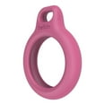 thumbnail image 2 of Support sécurisé Belkin pour Apple AirTag avec porte-clés – Étui résistant aux rayures avec face ouverte et bords surélevés – Accessoire pour clés, animaux, bagages – Rose, 2 of 6