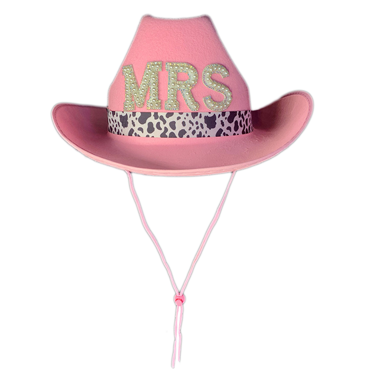 Bride Cowboy Hat Bachelorette Party Hat Mrs Cowgirl Hat Fedora Bridal