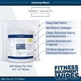 thumbnail image 3 of Toallitas Perfect Velocity para equipos de gimnasio, 4 rollos de 800 toallitas húmedas, 3 of 7