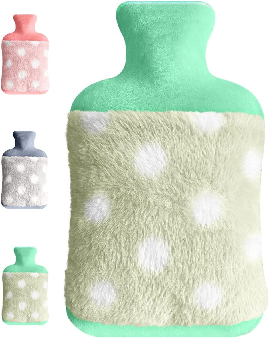 Depot4Design Pill Hot Water Bottle 1.9 L, Heat Pad, PVC, Neoprene, Dark  Green