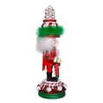 thumbnail image 2 of Kurt Adler 15-Inch Hollywood Nutcrackers‚Ñ¢ Red, White and Green Candy Tower Hat Nutcracker, 2 of 4