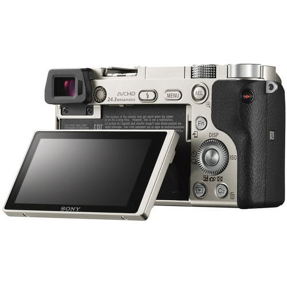 Sony Alpha a6000 Mirrorless Interchangeable-lens Camera - Silver - image 3 of 6