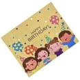 thumbnail image 5 of Fondo de cumpleaños, tela colgante, fiesta de cumpleaños, colgante de pared, bandera, decoración de pared, accesorios de fotografía, tela, 5 of 5