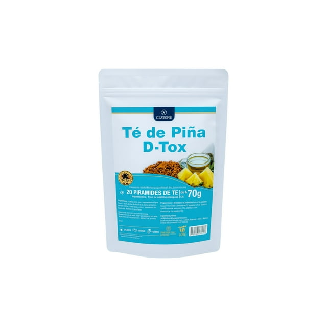 C-LAZONDE Té D-TOX Piña con Linaza 70g (20 Sobres de 3.5g C/u) | Infusión Natural