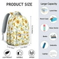 thumbnail image 6 of "Floral Sunflower Backpack for Women - Cute Wildflower Printed School Backpack with Laptop Compartment, Durable Bookbag for College Students, Spacious Travel Backpack with Comfortable Shoulder Straps", 6 of 6
