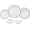 Silver, variant on Lorenzo Import LH430 24 Piece Porcelain Dinnerware Service, Silver - for 4 Ashley