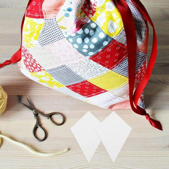 OUNONA 100pcs Paper Quilting Templates For Diy Patchwork Blank Paper Template Patterns Sewing Accessories For Beginners Patchwork Crafting Tools