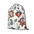 thumbnail image 2 of XMXT Unisex Drawstring Backpack for Women Men, Hand Painted Persian Print Waterproof Gym Bag String Bags for Shopping Sport Travel, m, 2 of 8
