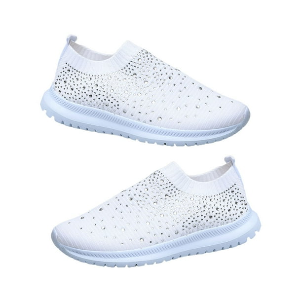 Ladies shop bling trainers