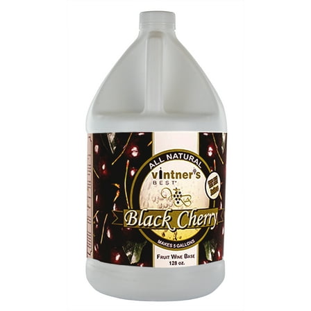 Vintner's Best Black Cherry Fruit Wine Base-128 oz. Jug
